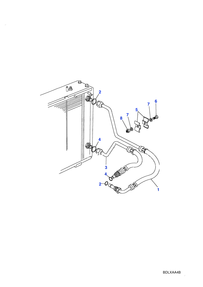 Oil Cooler Hoses (With Petrol Engines)