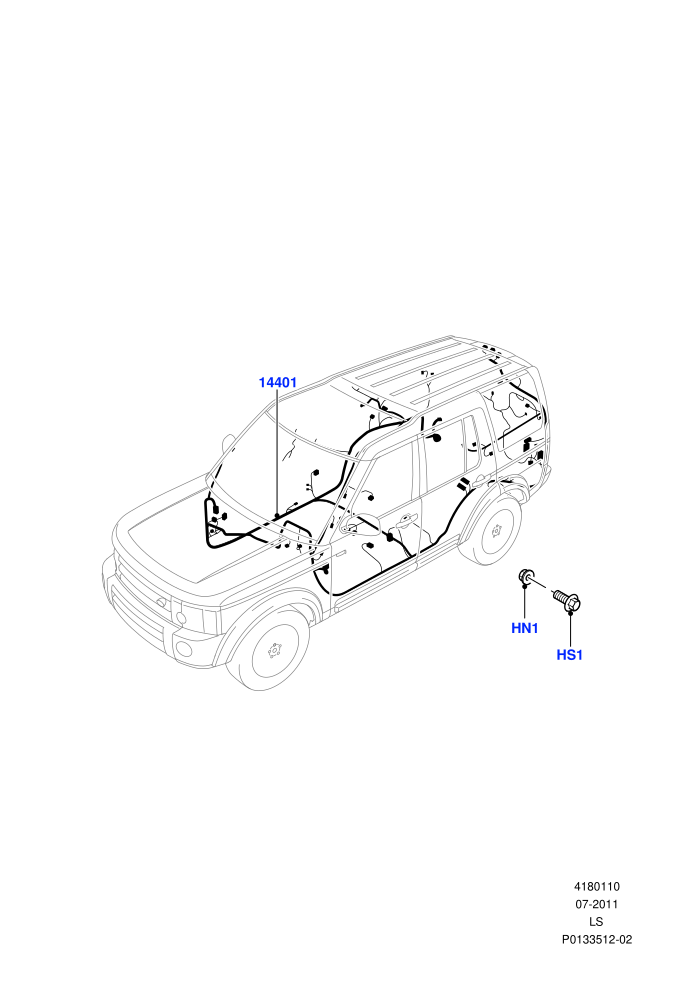 Electrical Wiring - Engine And Dash (Main Harness)((V)TO8A999999)