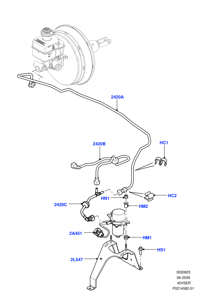 Vacuum Control And Air Injection (Cologne V6 4.0 EFI (SOHC))((V)FROMAA000001)
