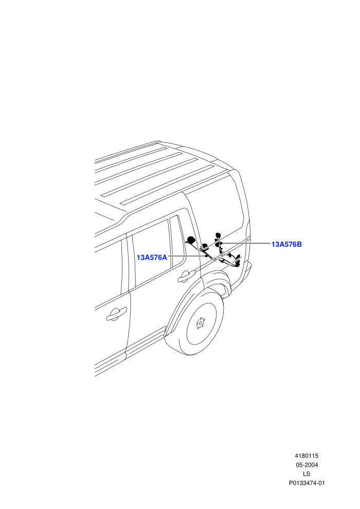 Electrical Wiring - Body And Rear (Towing)((V)TO9A999999)