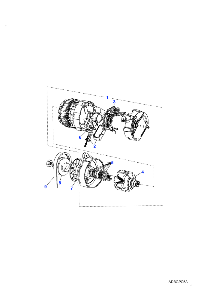 Alternator (2.5L 4 Cyl NA L/R Diesel,With Air Conditioning)