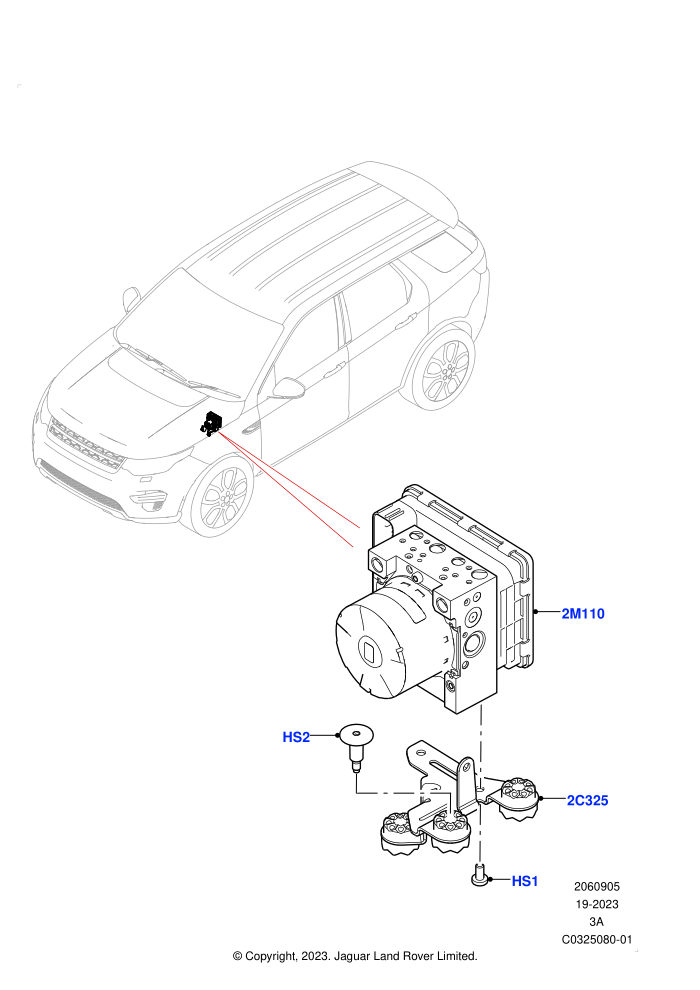 Anti-Lock Braking System (Itatiaia (Brazil))(ABS Modulator)((V)TOLT999999 (V)FROMLT000001)