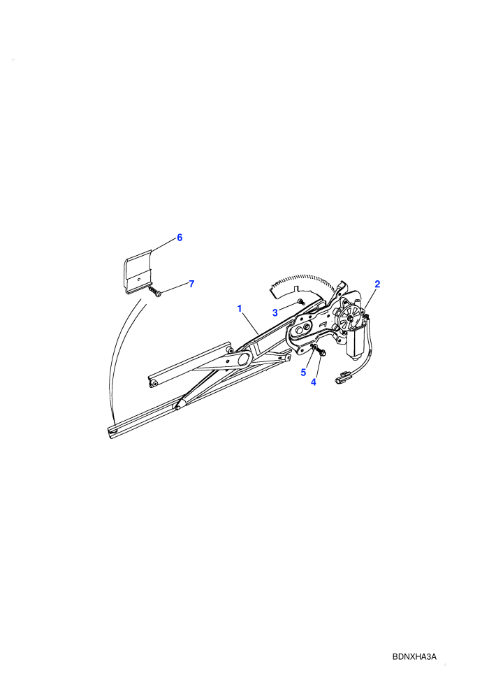 Window Regulators Front (4 Door Station Wagon)((V)FROMMA659911)