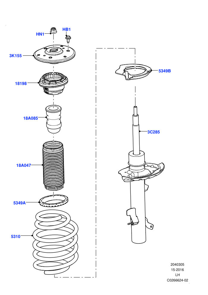 Front Suspension Struts And Springs (Itatiaia (Brazil))((V)FROMGT000001)