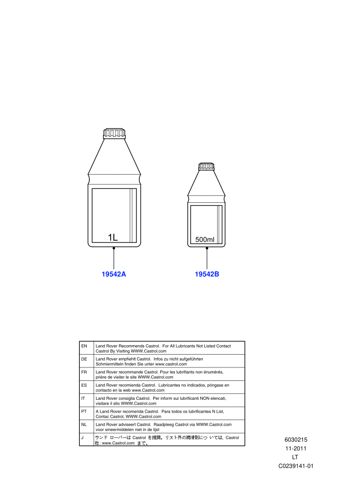 Hydraulic Oil & Brake Fluid ((V)FROMAA000001)