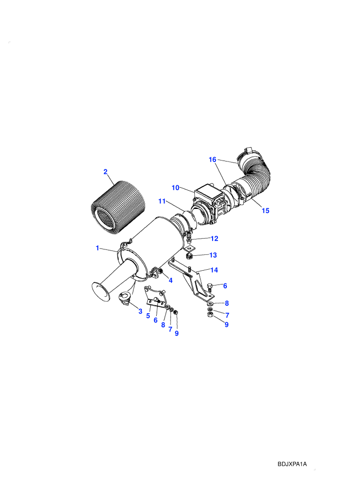 Air Cleaner & Related Parts (With Petrol Engines)