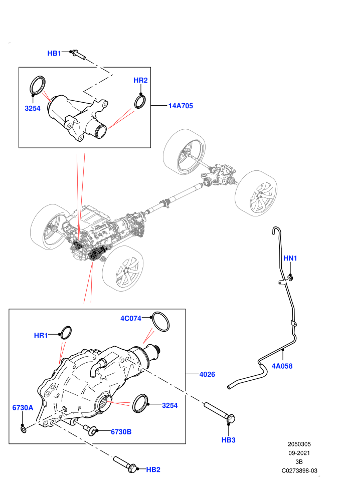 Front Axle Case ((V)TOLA999999)