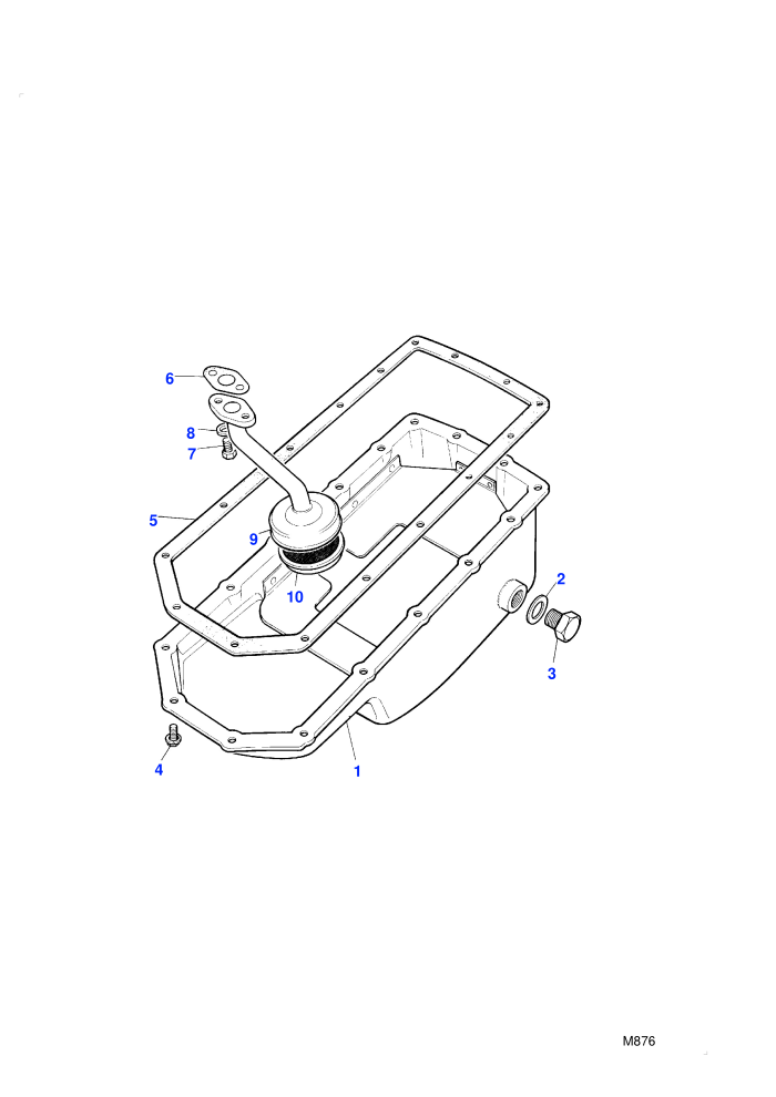 Sump (V8 Twin Carb L/R Petrol)