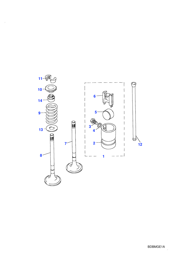 Valves & Tappets (2.5L 200 Tdi,5 Speed Manual Transmission,Less Catalyst)
