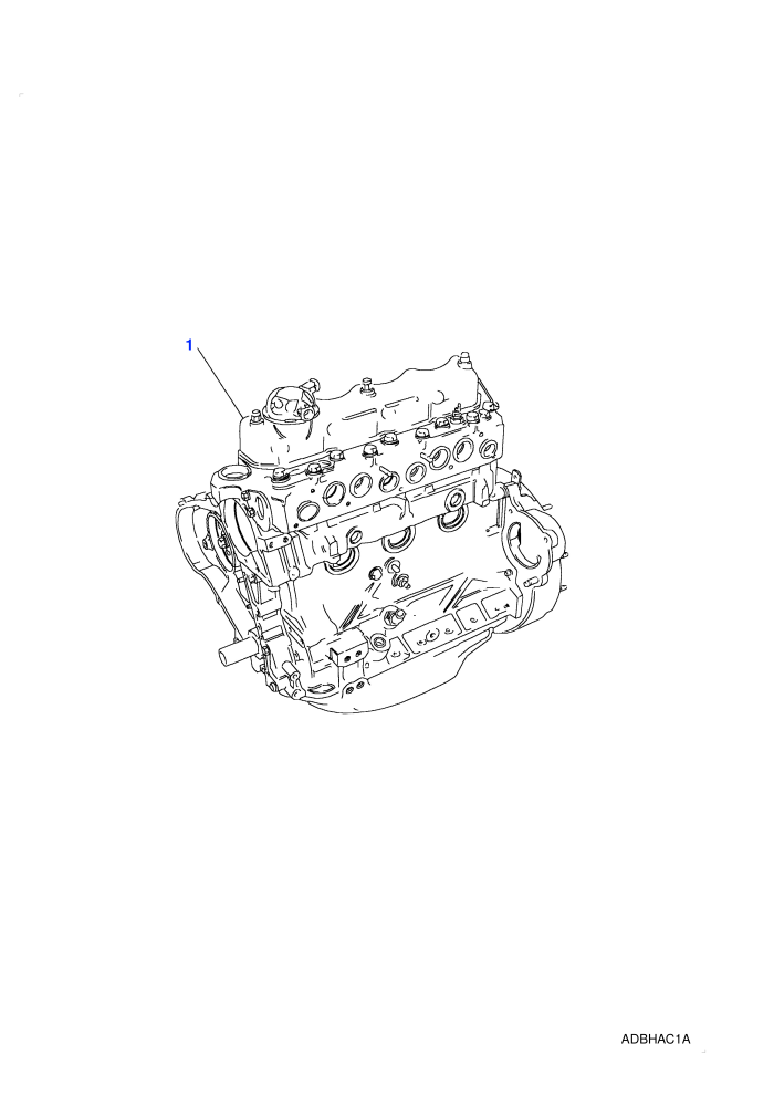 Complete Engine (2.5L 4 Cyl Turbo Diesel)