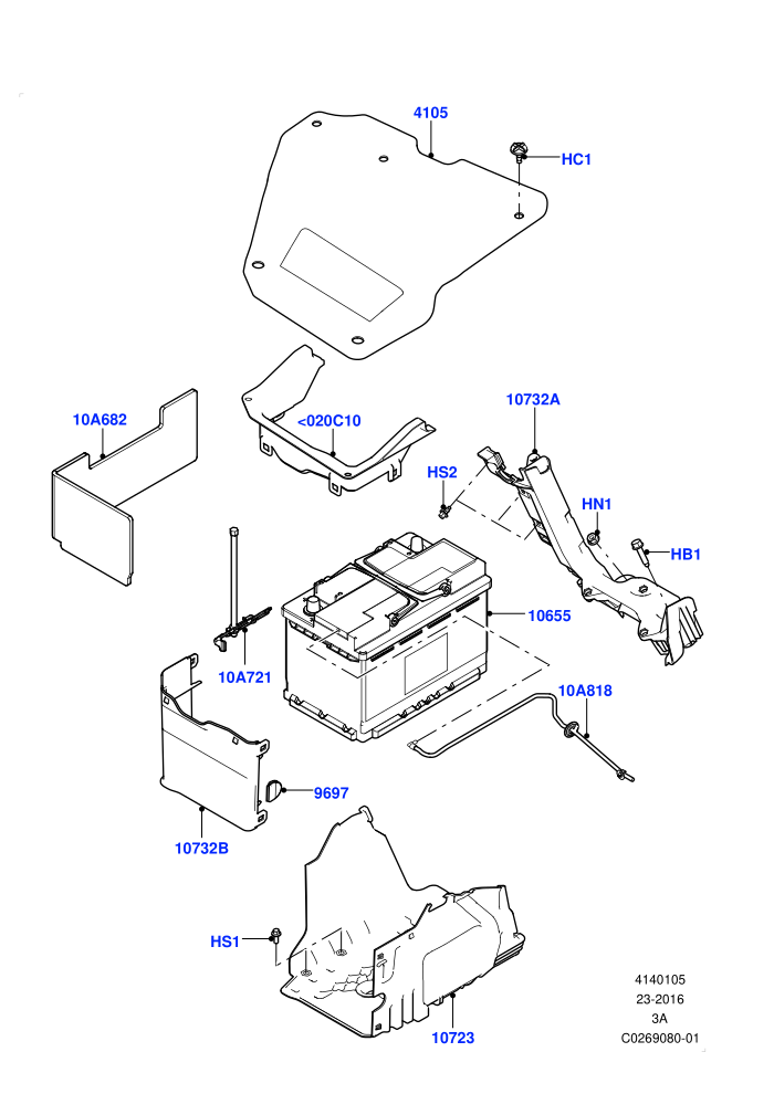 Battery And Mountings (Itatiaia (Brazil))((V)TOKT999999 (V)FROMGT000001)