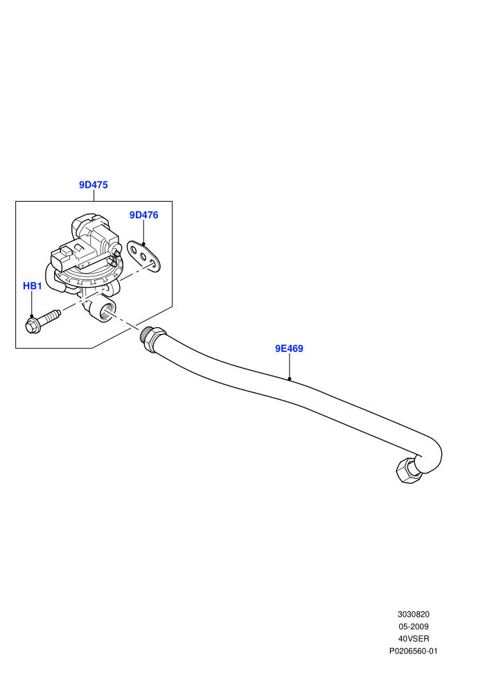 Exhaust Gas Recirculation (Cologne V6 4.0 EFI (SOHC))((V)FROMAA000001)