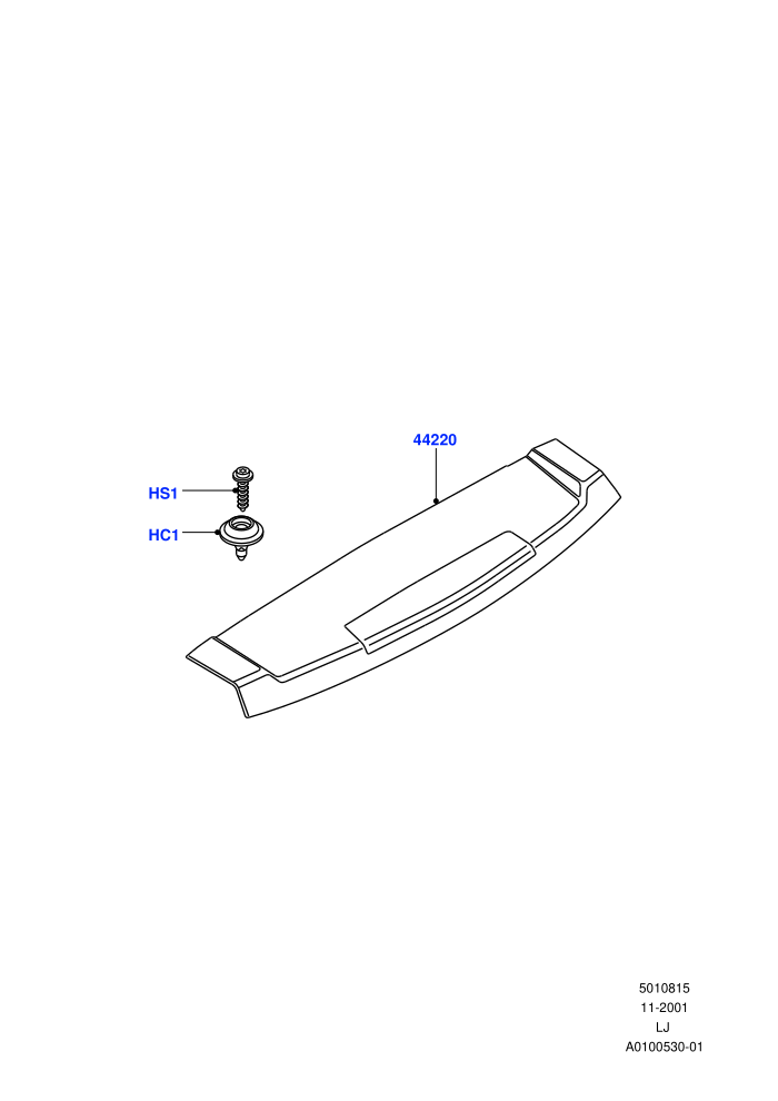 Spoiler And Related Parts ((V)TO9A999999)