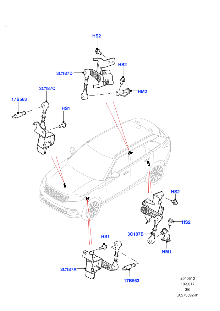Air Suspension Controls/Electrics ((V)TOLA999999)