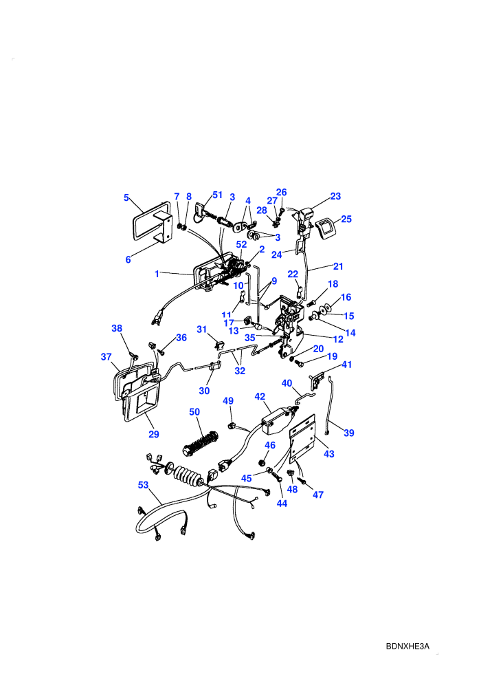 Door Locks Front - Heated (4 Door Station Wagon)