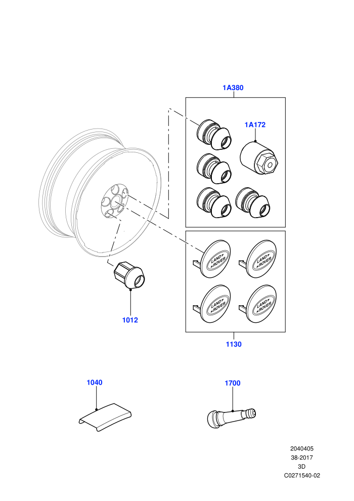 Wheels (Additional Equipment,Solihull Plant Build)((V)FROMHA000001)