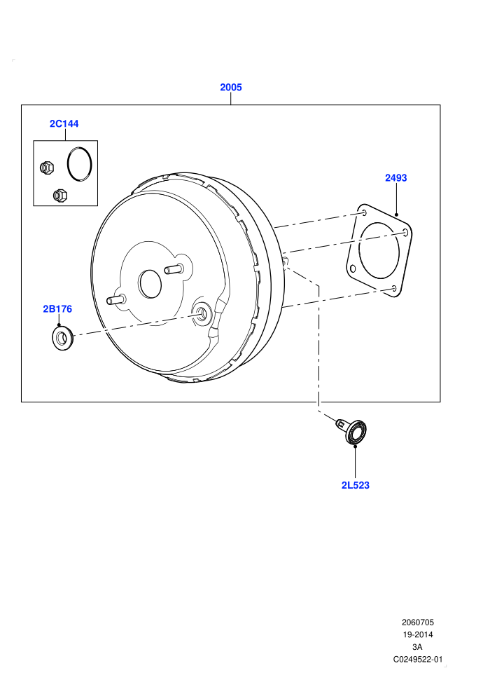 Brake Booster (Halewood (UK))((V)TOKH999999)