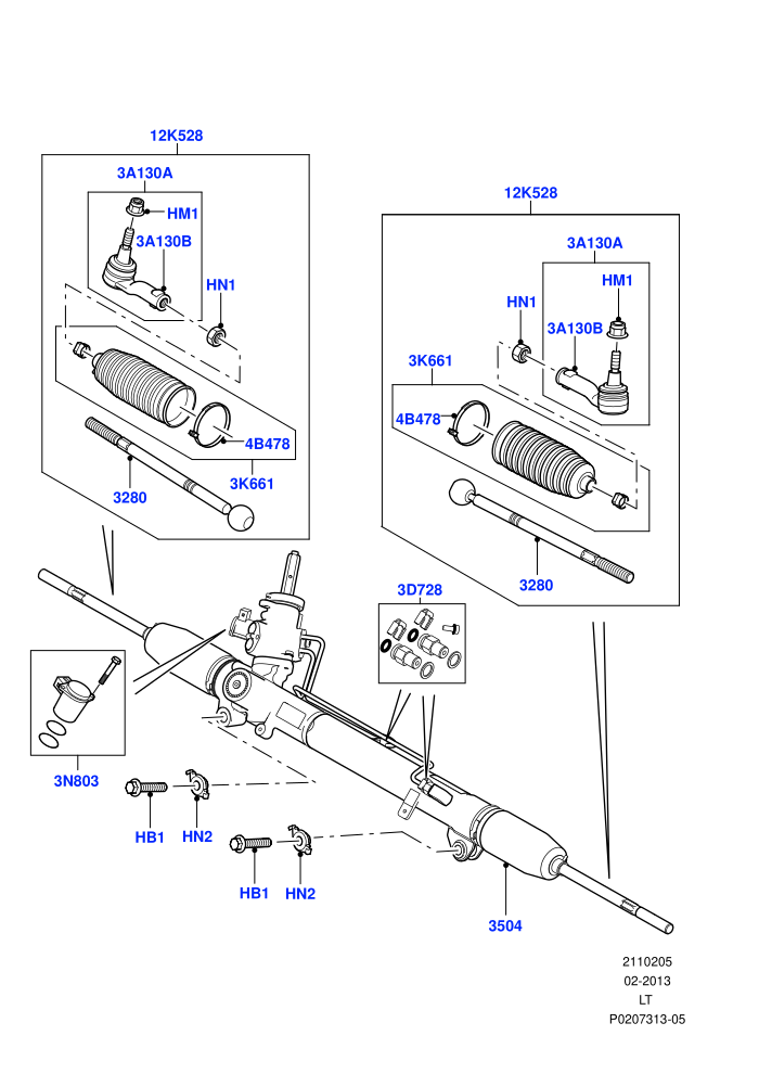 Steering Gear ((V)FROMAA000001)