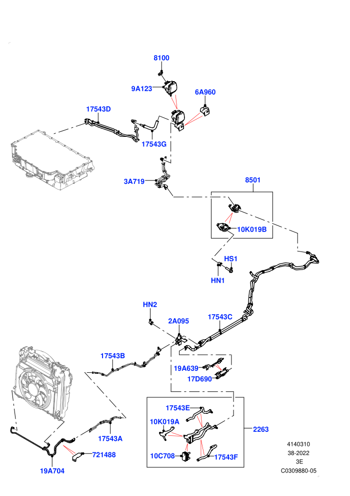 Hybrid Electrical Modules (Electric Engine Battery-PHEV)(Battery And Cooling)((V)FROMM2000001)