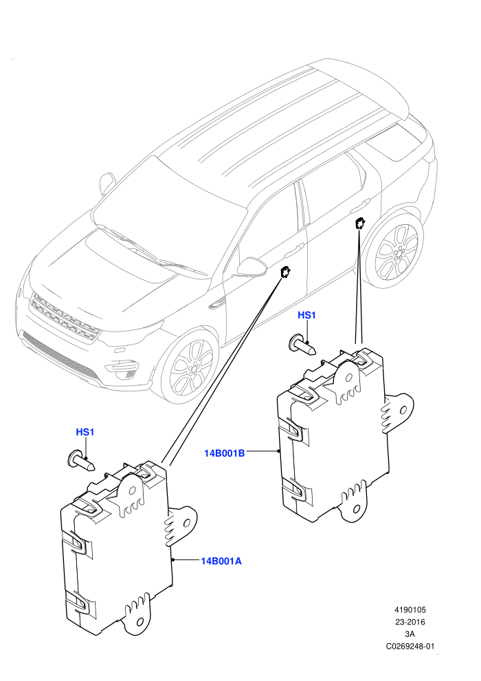 Vehicle Modules And Sensors (Itatiaia (Brazil))(Door)((V)FROMGT000001)