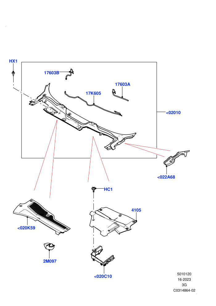 Cowl/Panel And Related Parts (Itatiaia (Brazil))