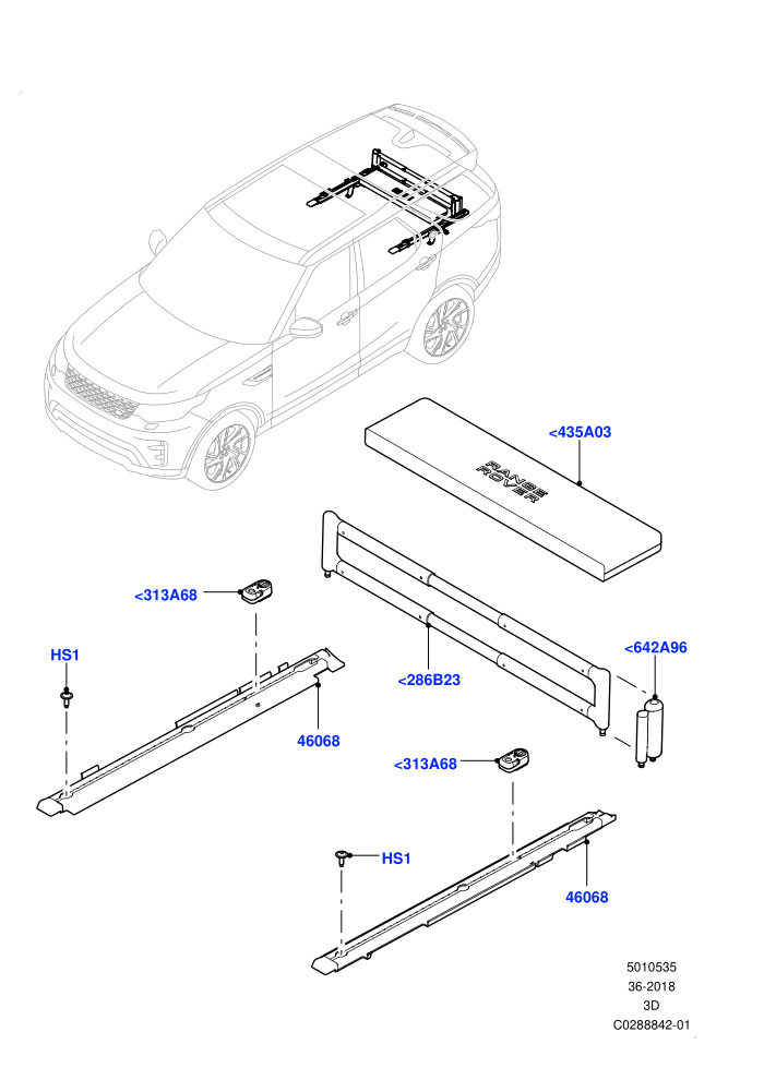 Load Compartment Trim (Floor,Nitra Plant Build)((V)FROMK2000001)