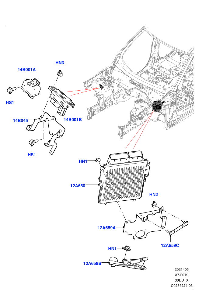 Engine Modules And Sensors (3.0 V6 Diesel)(Nitra Plant Build)((V)FROMK2000001)