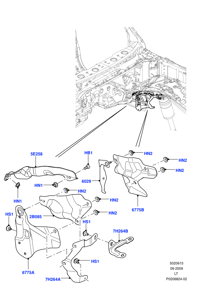 Splash And Heat Shields (Body)((V)FROMAA000001)