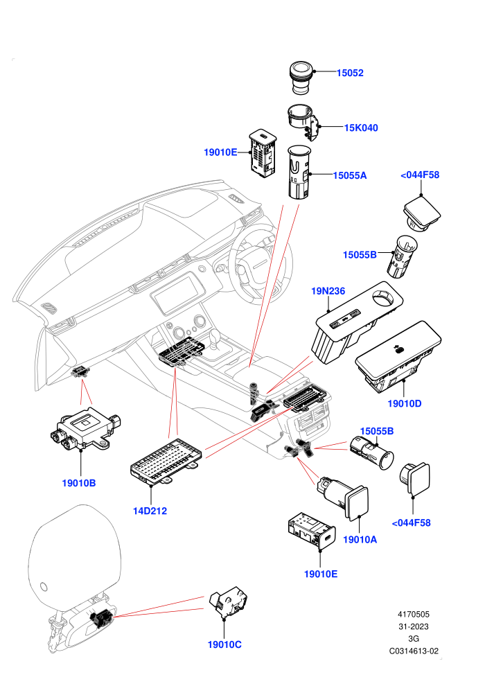 Instrument Panel Related Parts (Itatiaia (Brazil))