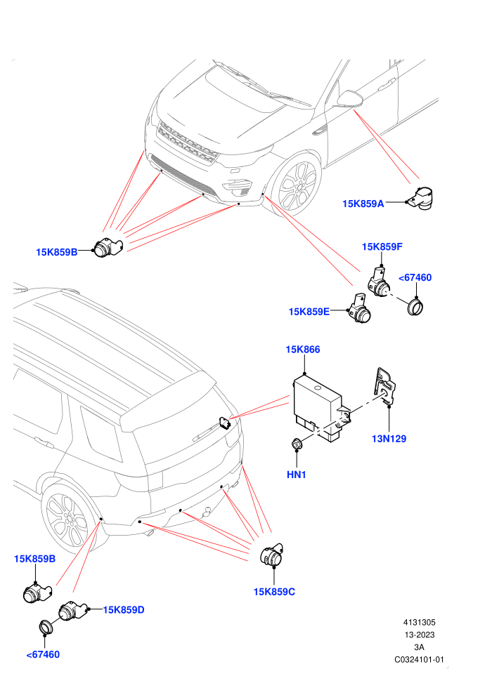 Parking Distance Control (Itatiaia (Brazil))((V)TOLT999999 (V)FROMLT000001)