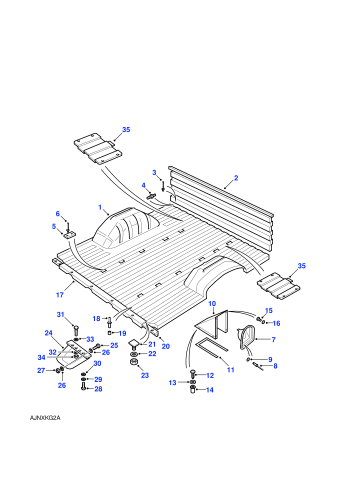 Rear Body Lower - Floor & Bulkhead (110,130 Wheelbase,HICAP)