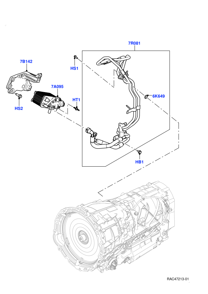 Transmission Cooling Systems (3.0L AJ20D6 Diesel High,3.0L AJ20P6 Petrol High,3.0L AJ20P6 Petrol PHEV)