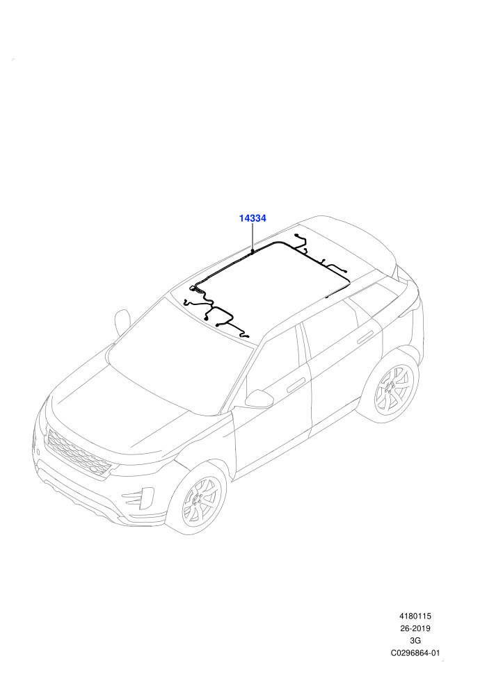 Electrical Wiring - Body And Rear (Changsu (China))(Roof)