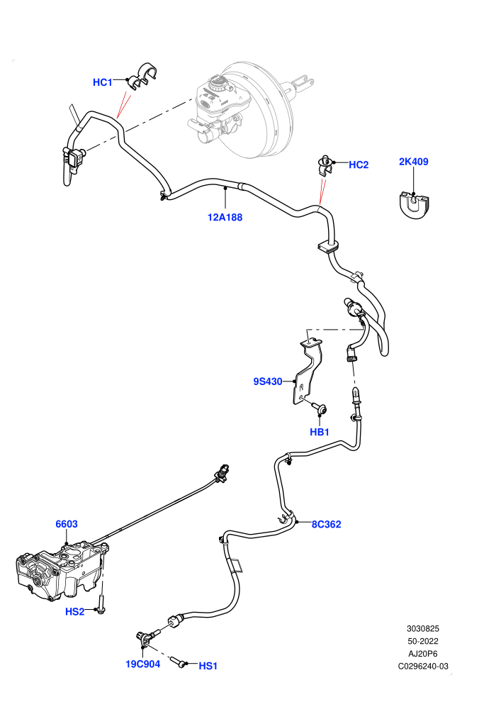 Vacuum Control And Air Injection (3.0L AJ20P6 Petrol High,RHD)((V)FROMKA000001)