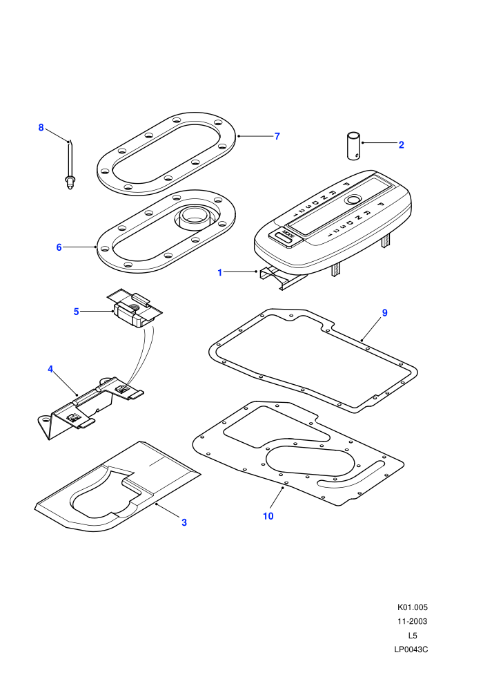 Auto Selector Mounting (Automatic Transmission)