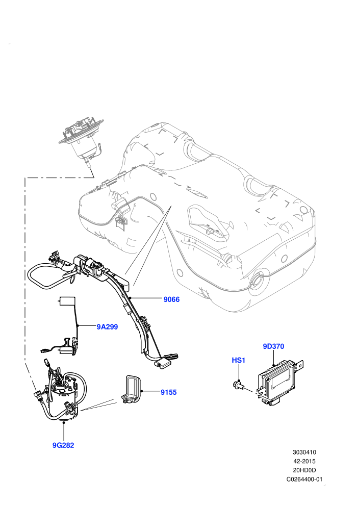 Fuel Pump And Sender Unit (2.0L 16V TIVCT T/C 240PS Petrol,Changsu (China))((V)FROMEG000001)