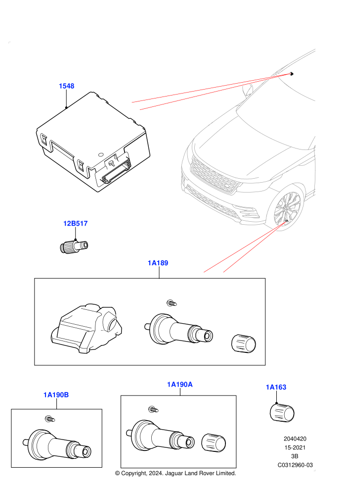 Tyre Pressure Monitor System ((V)FROMMA310797)