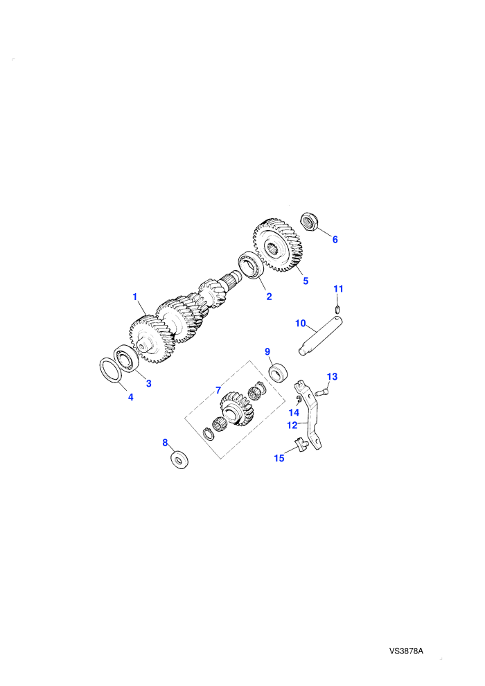 Layshaft & Reverse Idler (Manual Transmission)