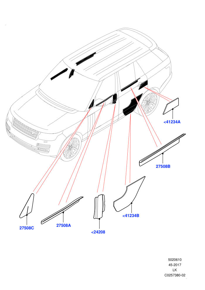 Insulators - Rear (Front And Rear Door)((V)FROMFA212506)