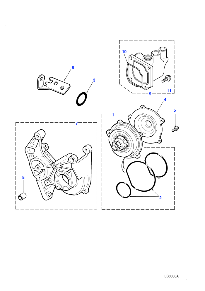 Water Pump (2.0L I4 8V TCIE)