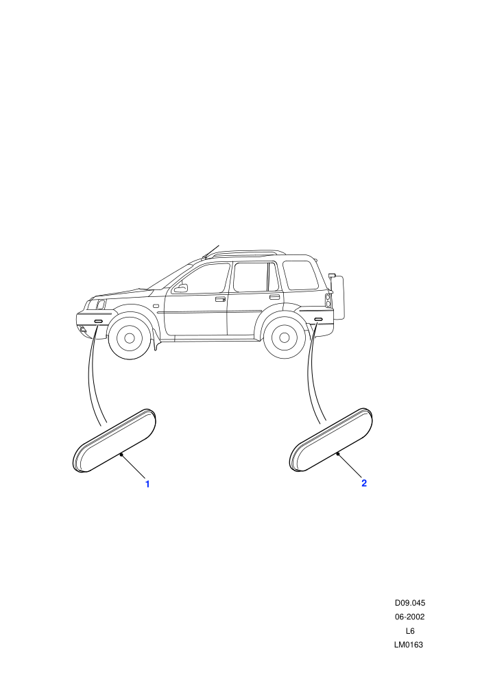 Side Marker Lamps - Front And Rear ((+)CDN/MEX/USA,LHD)