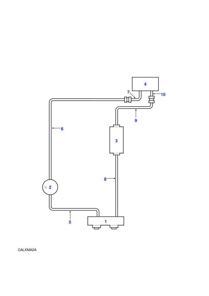Hose Layout (RHD,With Air Conditioning)