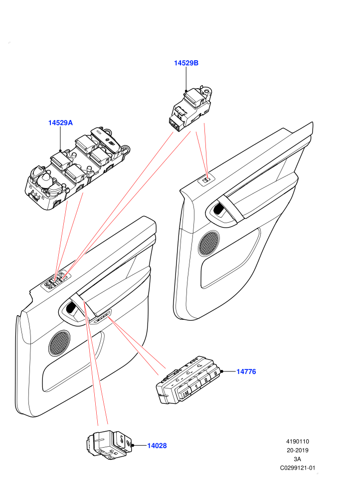 Switches (Halewood (UK))(Door)((V)FROMLH000001)