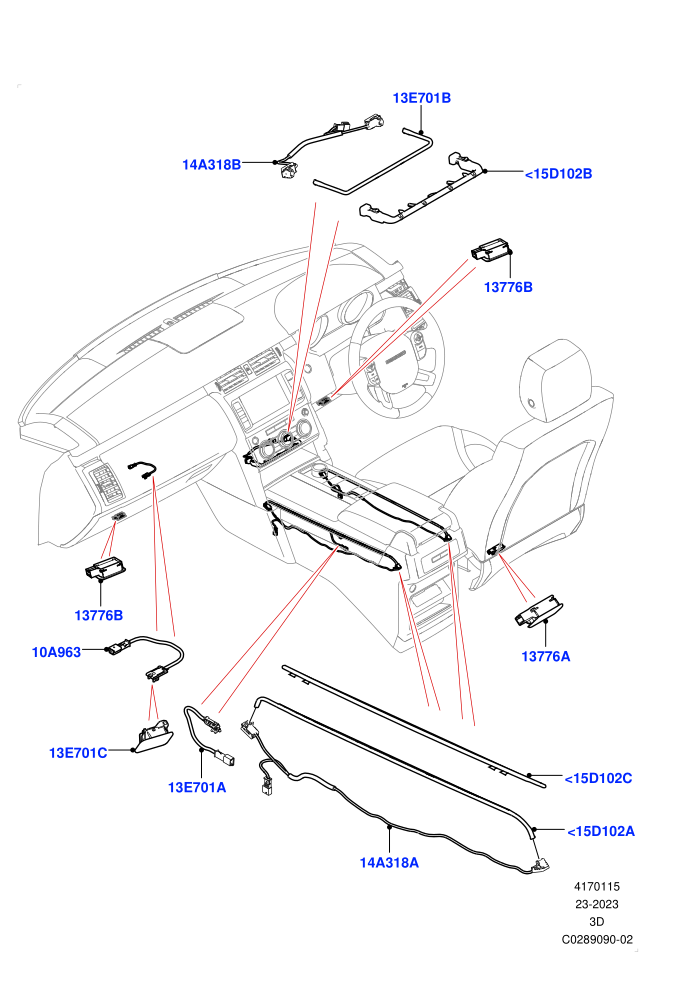 Interior Lamps (Front,Nitra Plant Build)((V)FROMK2000001)