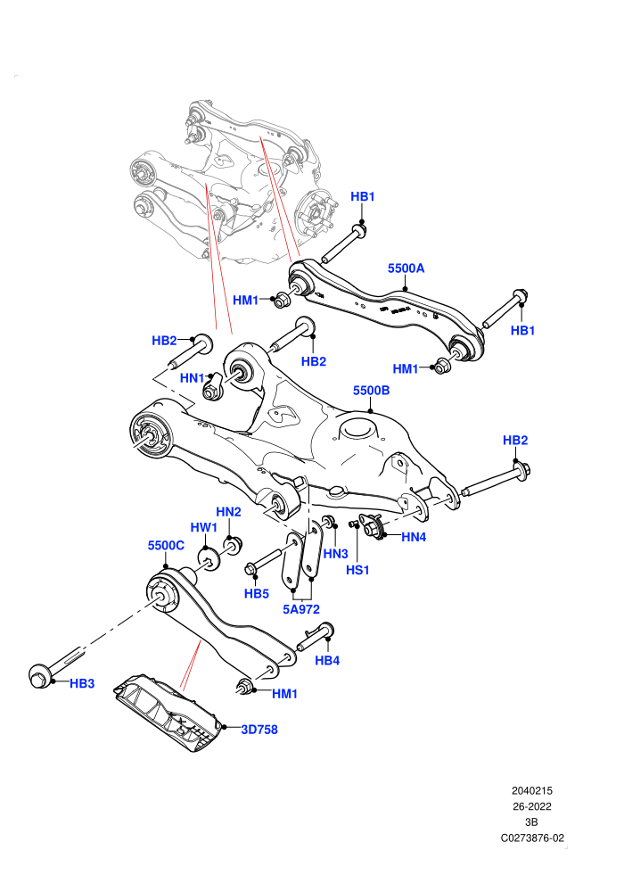 Rear Suspension Arms
