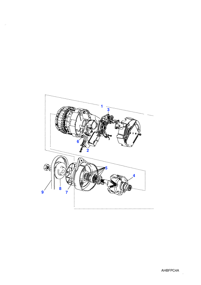 Alternator (2.5L 4 Cyl L/R Petrol,With Air Conditioning)
