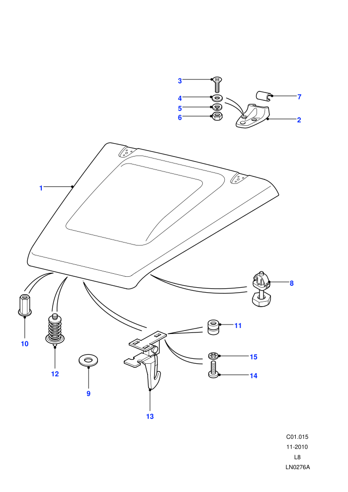 Hood And Related Parts ((V)FROM7A000001)
