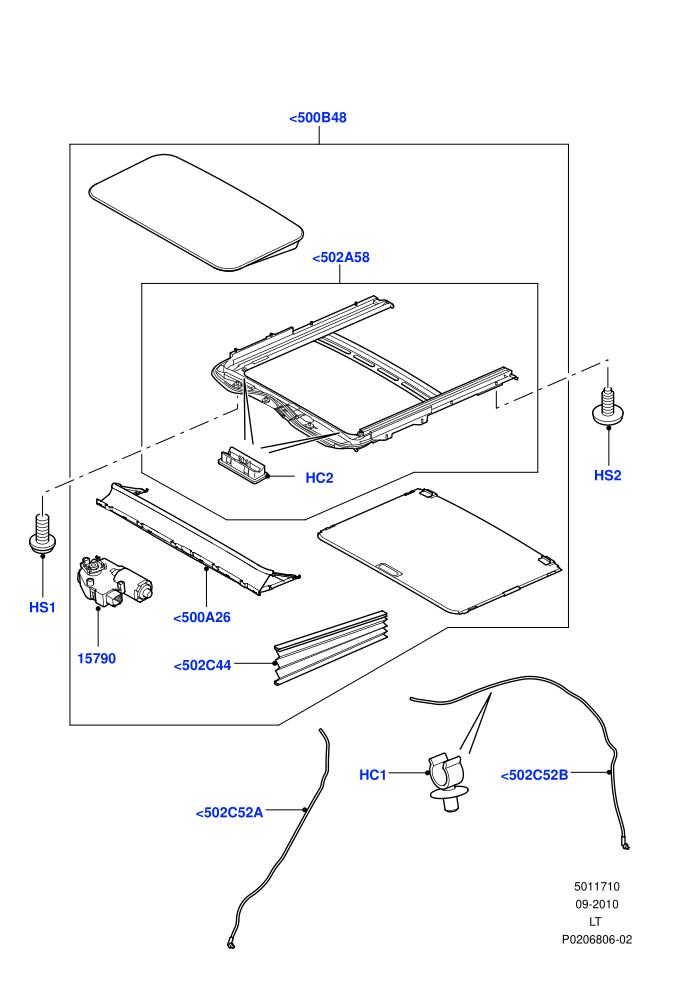 Sliding Roof Mechanism And Controls ((V)FROMAA000001)
