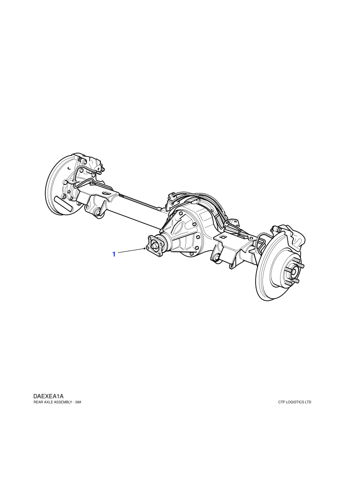 Axle Assembly Rear