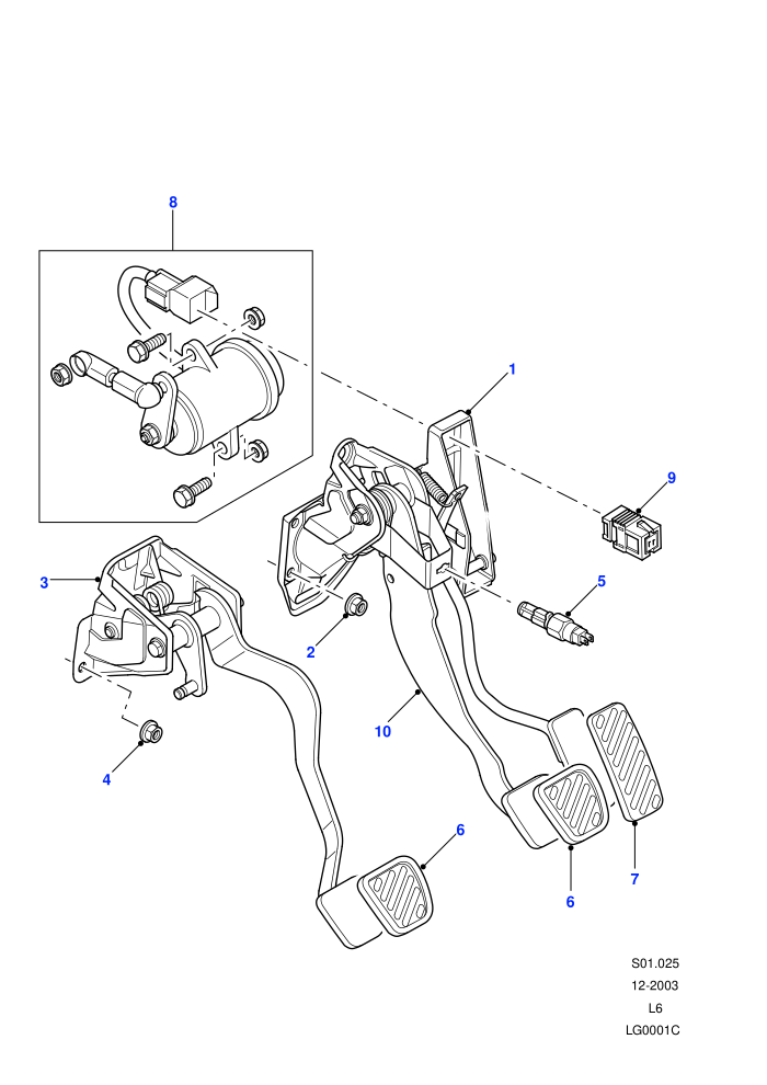 Pedal Box Assy (Manual Transmission)